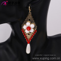 29369- Boucles d&#39;oreilles perlées de bijoux de lustre de mode de Xuping avec la fleur